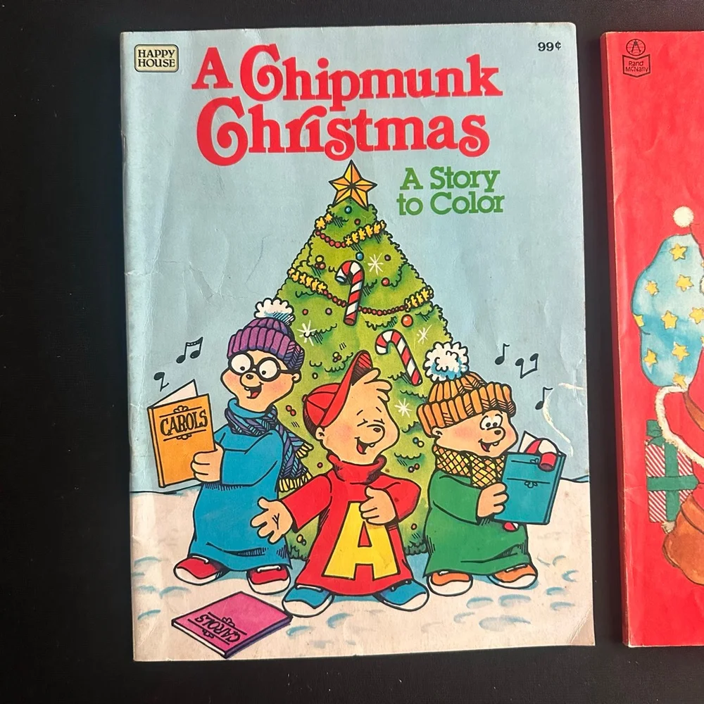 Happy House Christmas Coloring Books 80’s movie prop